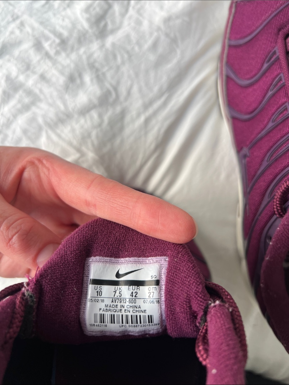 Nike Women's Burgundy/Maroon Athletic Sneakers - Picture 2 of 5